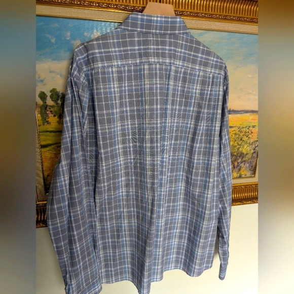 Todd Snyder Blue Plaid Shirt - Picture 5 of 5